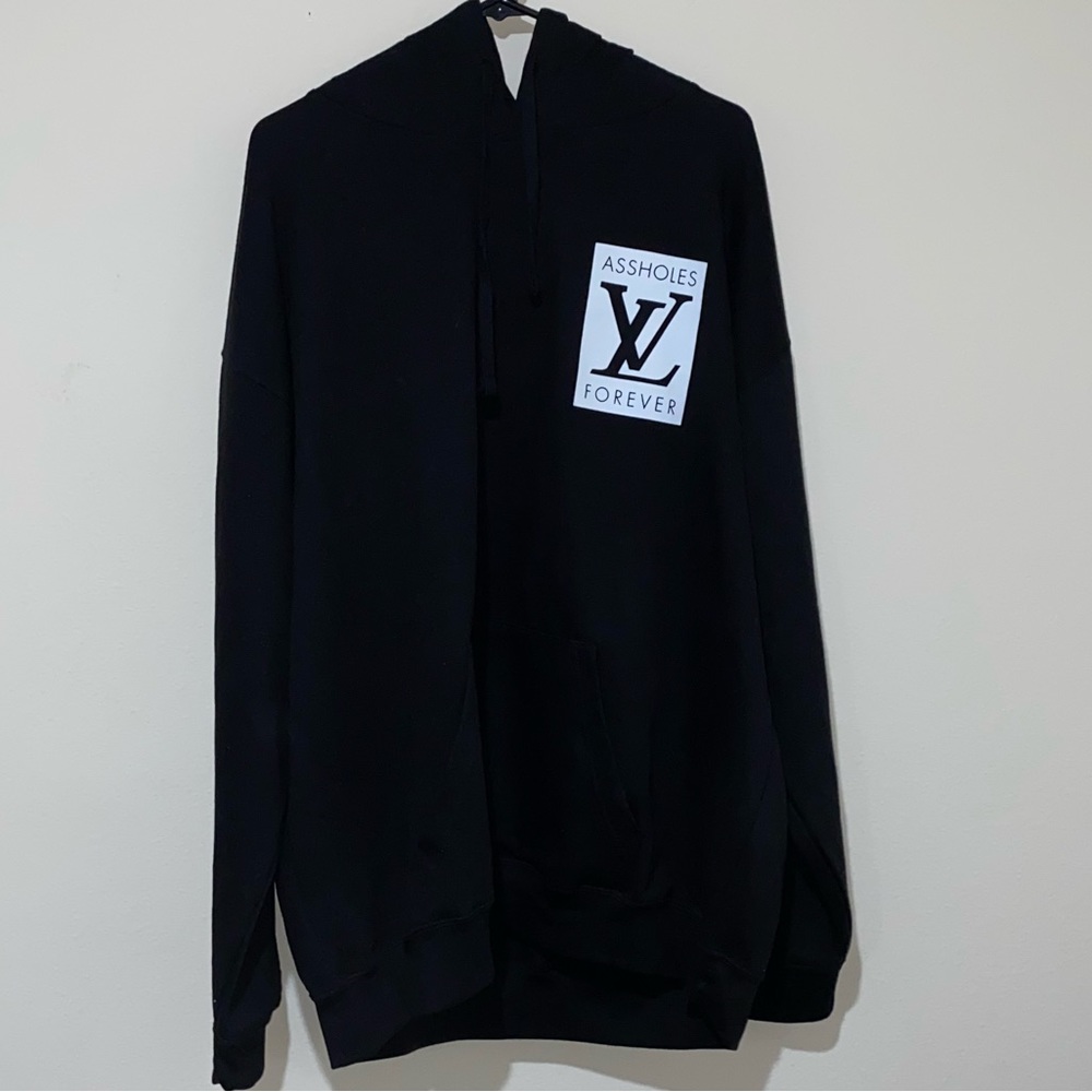 Assholes Live Forever Assholes LV Forever Rare Black hoody Sz XXL NWOT